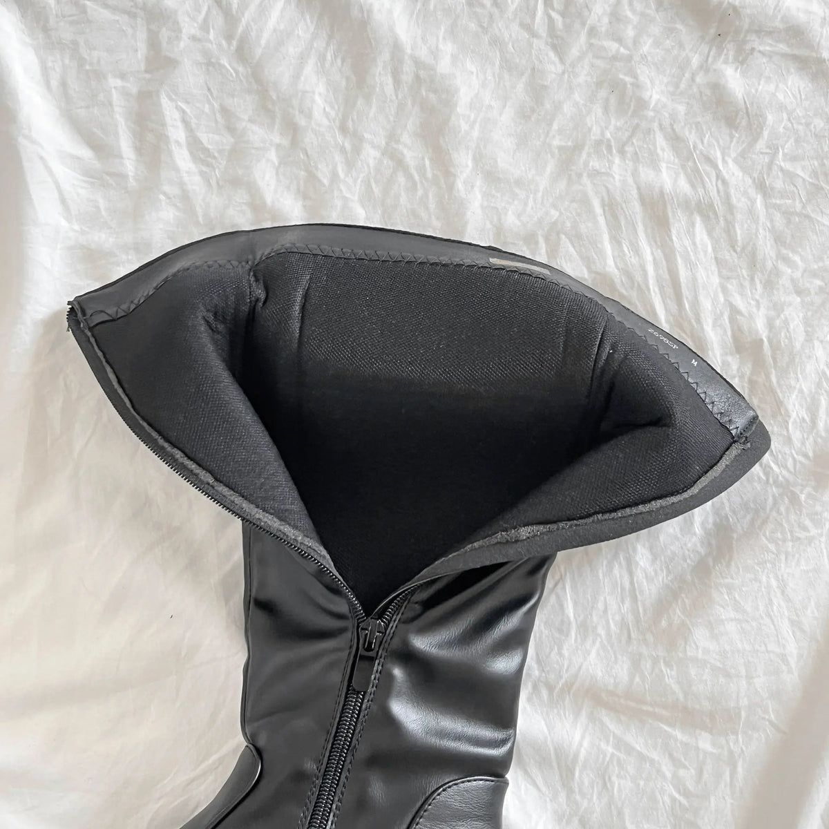 Shoes in Closet 軽量 厚底 2段ソール プレーン ロングブーツ 2698 ブラック SIC-2698_BLK/PU