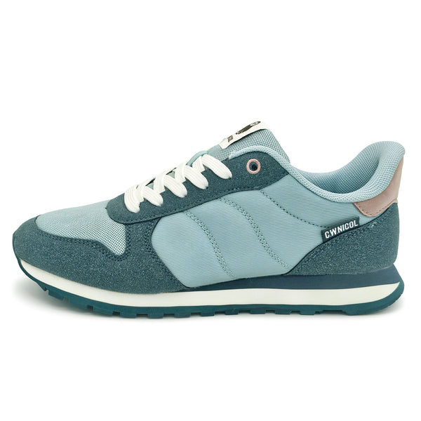 C.W.NICOL クラシックランニング トラディショナル ローテク  Town  Walk Combi スニーカー  レディース ブルー 【CW-147_BU】