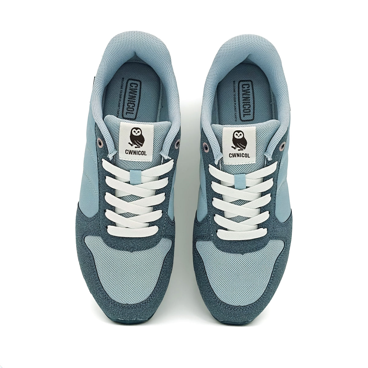 C.W.NICOL クラシックランニング トラディショナル ローテク  Town  Walk Combi スニーカー  レディース ブルー 【CW-147_BU】