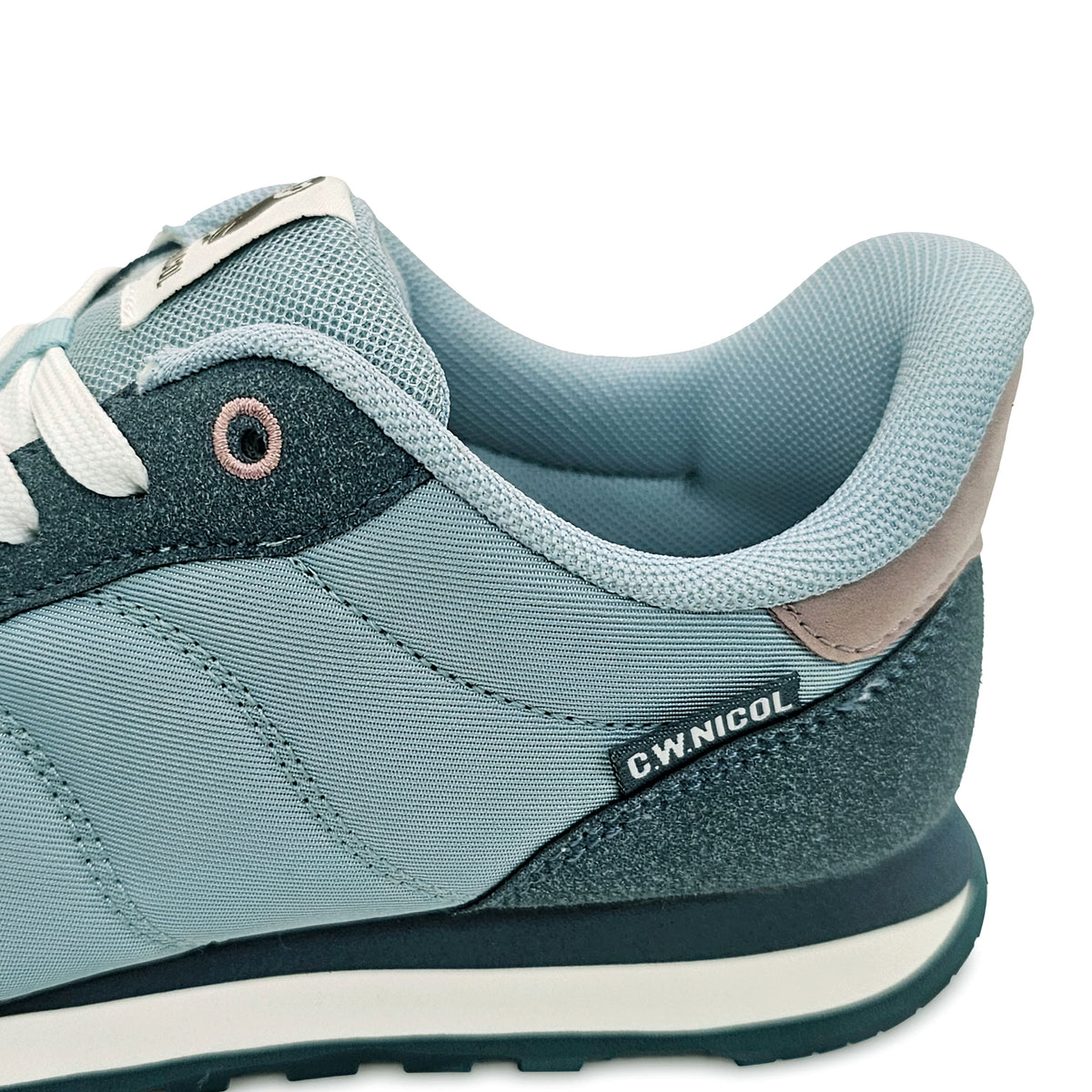 C.W.NICOL クラシックランニング トラディショナル ローテク  Town  Walk Combi スニーカー  レディース ブルー 【CW-147_BU】