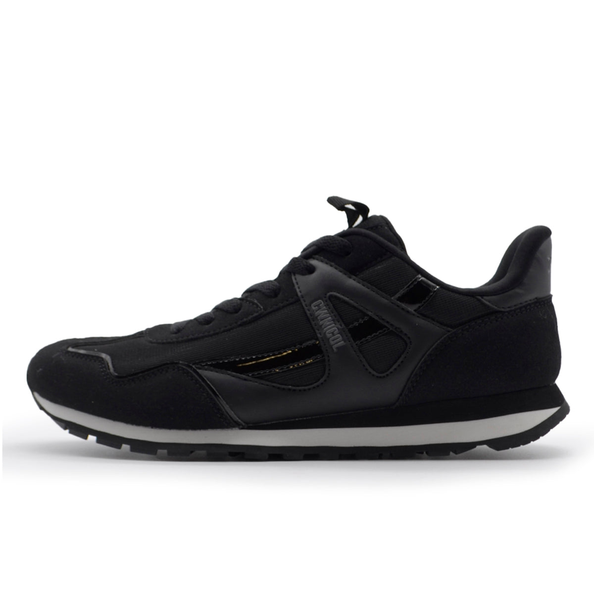 【20％OFF】C.W.NICOL テックデザイン クラシックランニング トラディショナル ローテク Town Walk Techスニーカー レディース ブラック【CW-148_BL】
