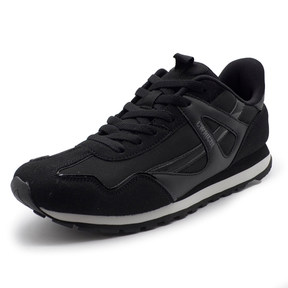 【20％OFF】C.W.NICOL テックデザイン クラシックランニング トラディショナル ローテク Town Walk Techスニーカー レディース ブラック【CW-148_BL】