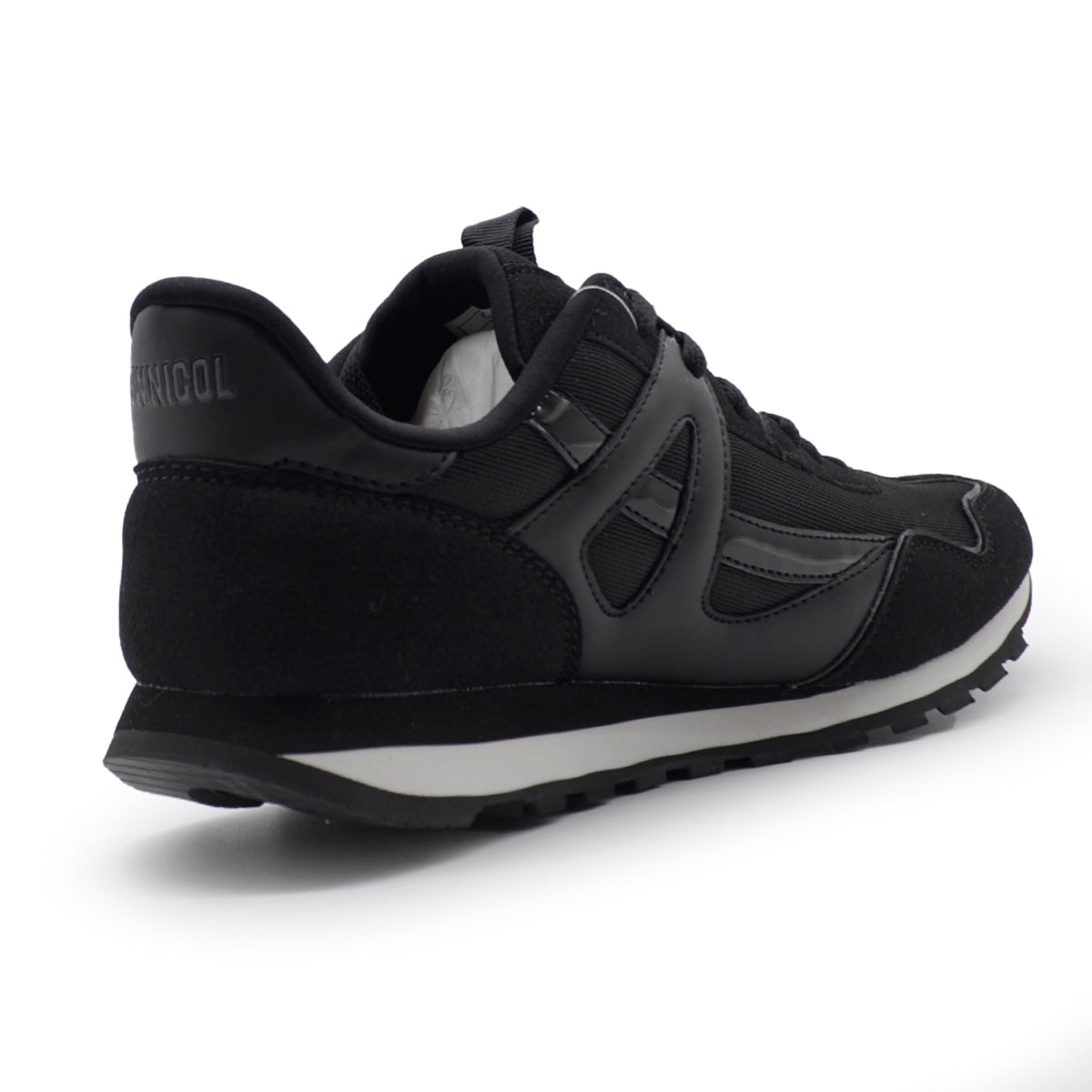 【20％OFF】C.W.NICOL テックデザイン クラシックランニング トラディショナル ローテク Town Walk Techスニーカー レディース ブラック【CW-148_BL】