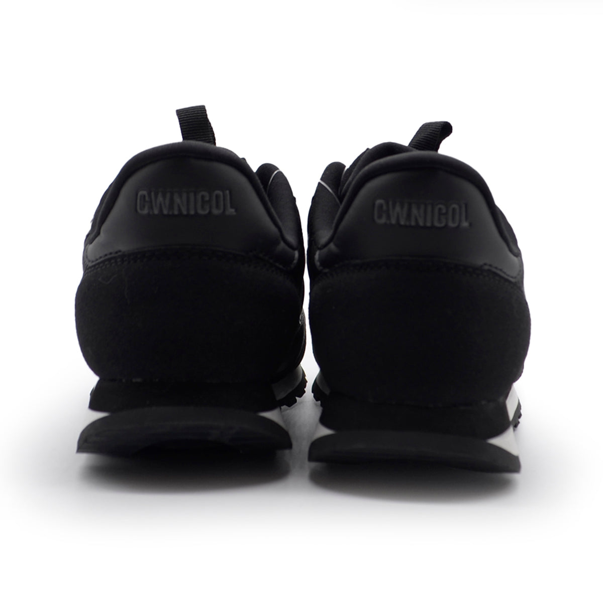 【20％OFF】C.W.NICOL テックデザイン クラシックランニング トラディショナル ローテク Town Walk Techスニーカー レディース ブラック【CW-148_BL】