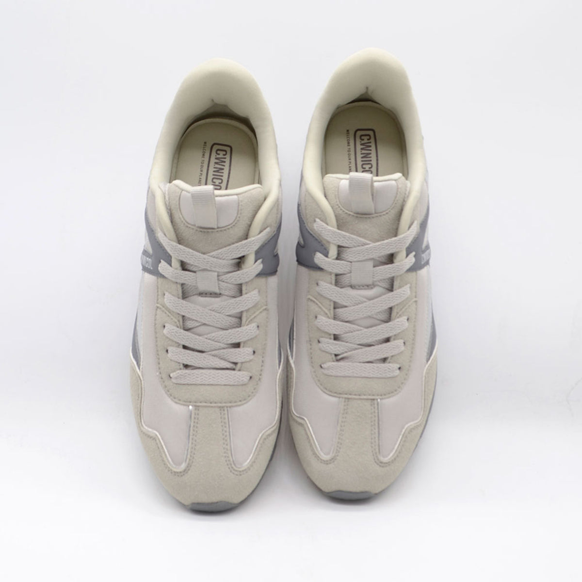 【SALE】【20％OFF】C.W.NICOL テックデザイン クラシックランニング トラディショナル ローテク Town Walk Techスニーカー レディース グレー【CW-148_GY】