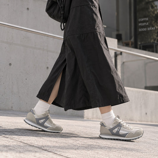 【SALE】【20％OFF】C.W.NICOL テックデザイン クラシックランニング トラディショナル ローテク Town Walk Techスニーカー レディース グレー【CW-148_GY】
