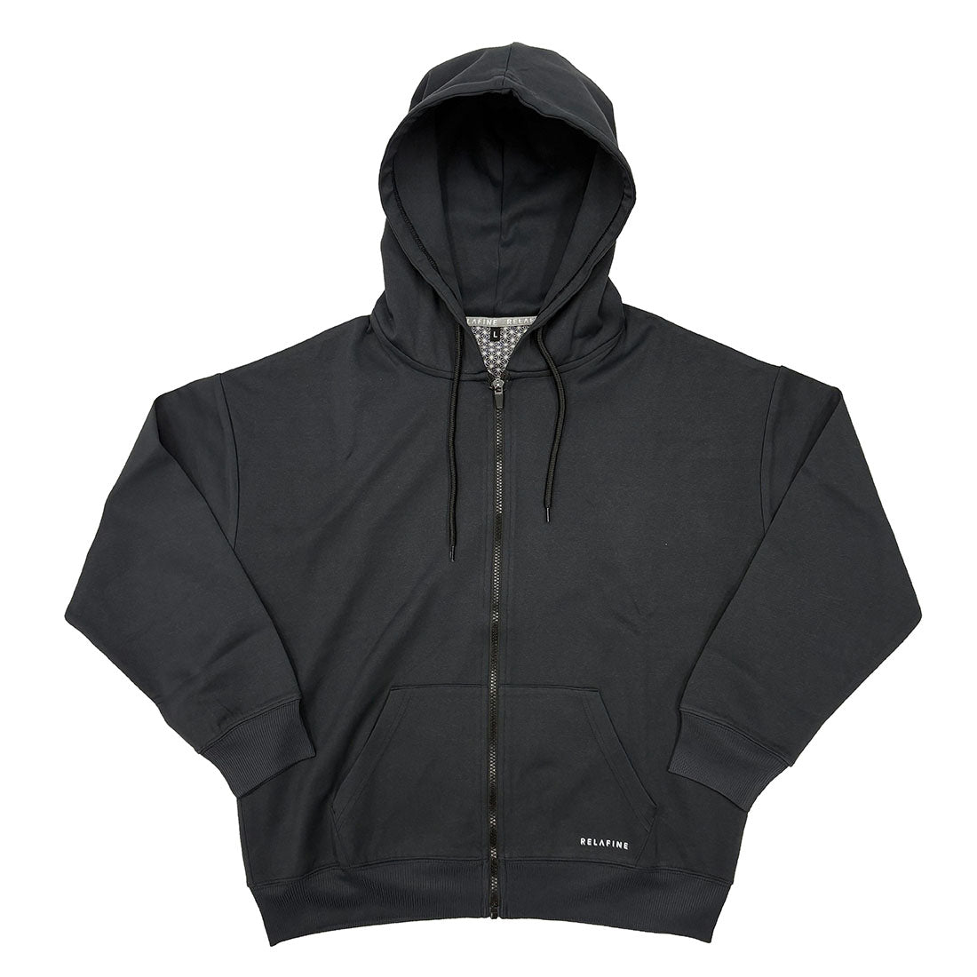 RELA FINE コンディションサポートウェア レディース  スウェット フルジップパーカー ブラック 15466321-BLACK