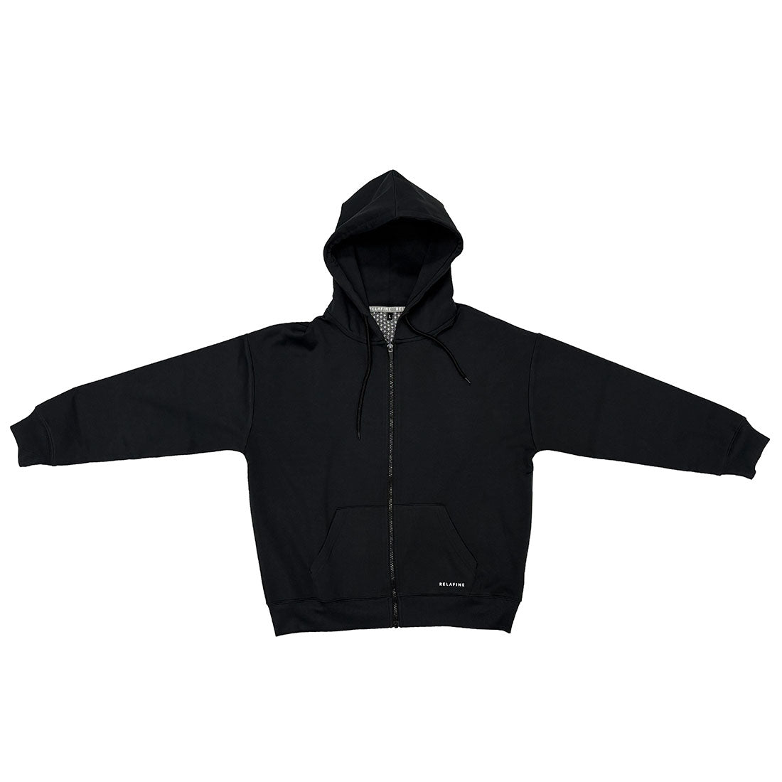 RELA FINE コンディションサポートウェア レディース  スウェット フルジップパーカー ブラック 15466321-BLACK