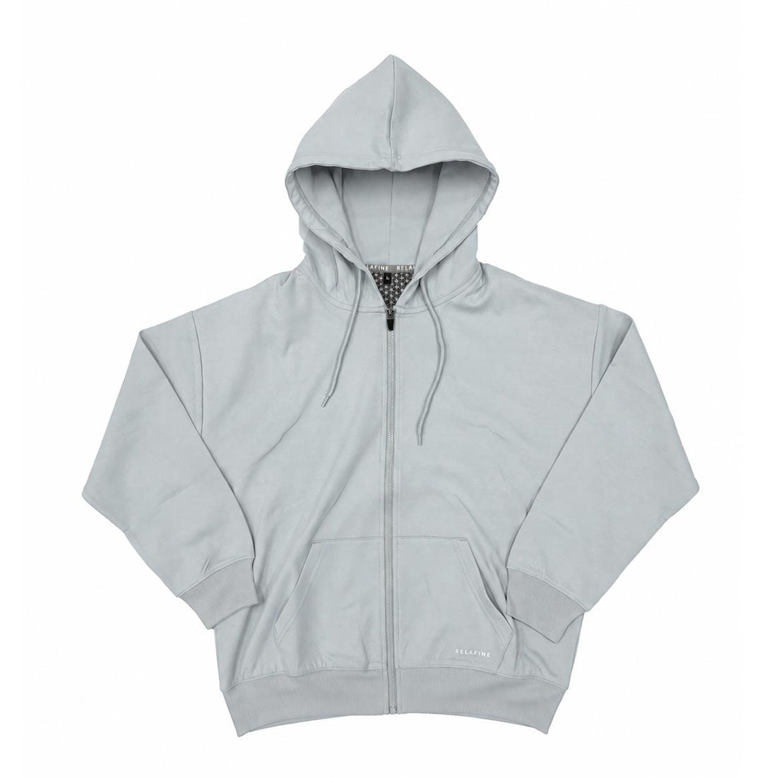 RELA FINE コンディションサポートウェア レディース  スウェット フルジップパーカー ライトグレー 15466321-LGRAY