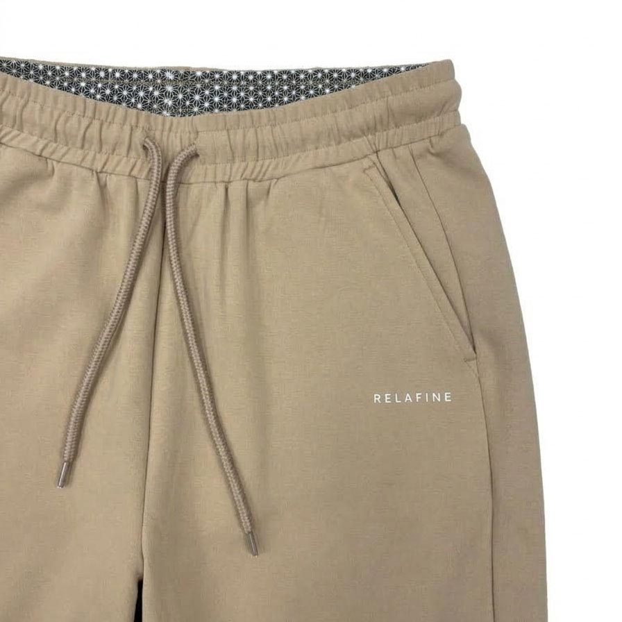 RELA FINE コンディションサポートウェア レディース  スウェット バギーパンツ ベージュ 15466322-BEIGE