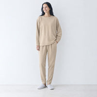 RELA FINE リラファイン コンディションサポートウェア レディース  スウェット クルーネック 上下セット ベージュ 15466323-BEIGE