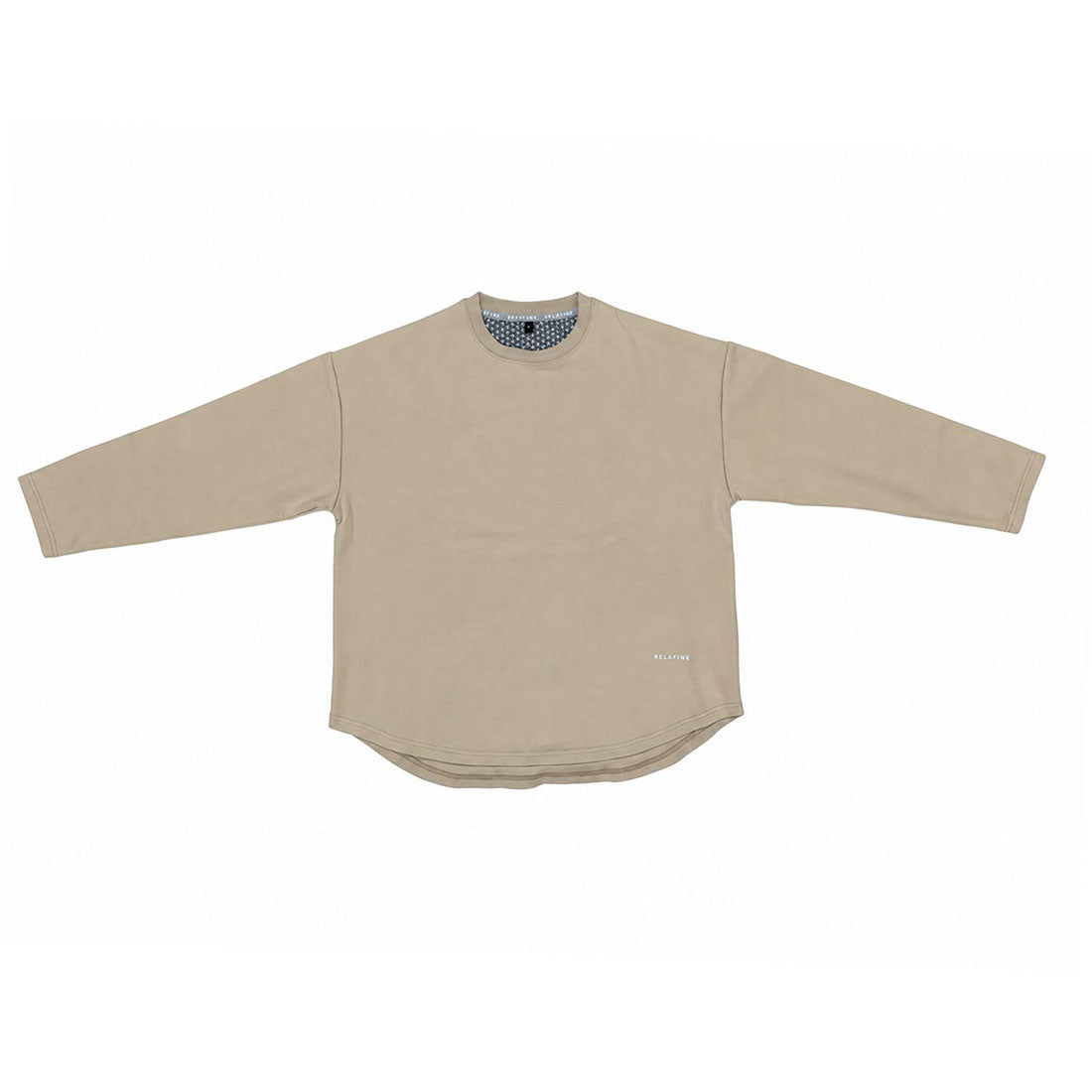 RELA FINE コンディションサポートウェア レディース  スウェット クルーネック 上下セット ベージュ 15466323-BEIGE