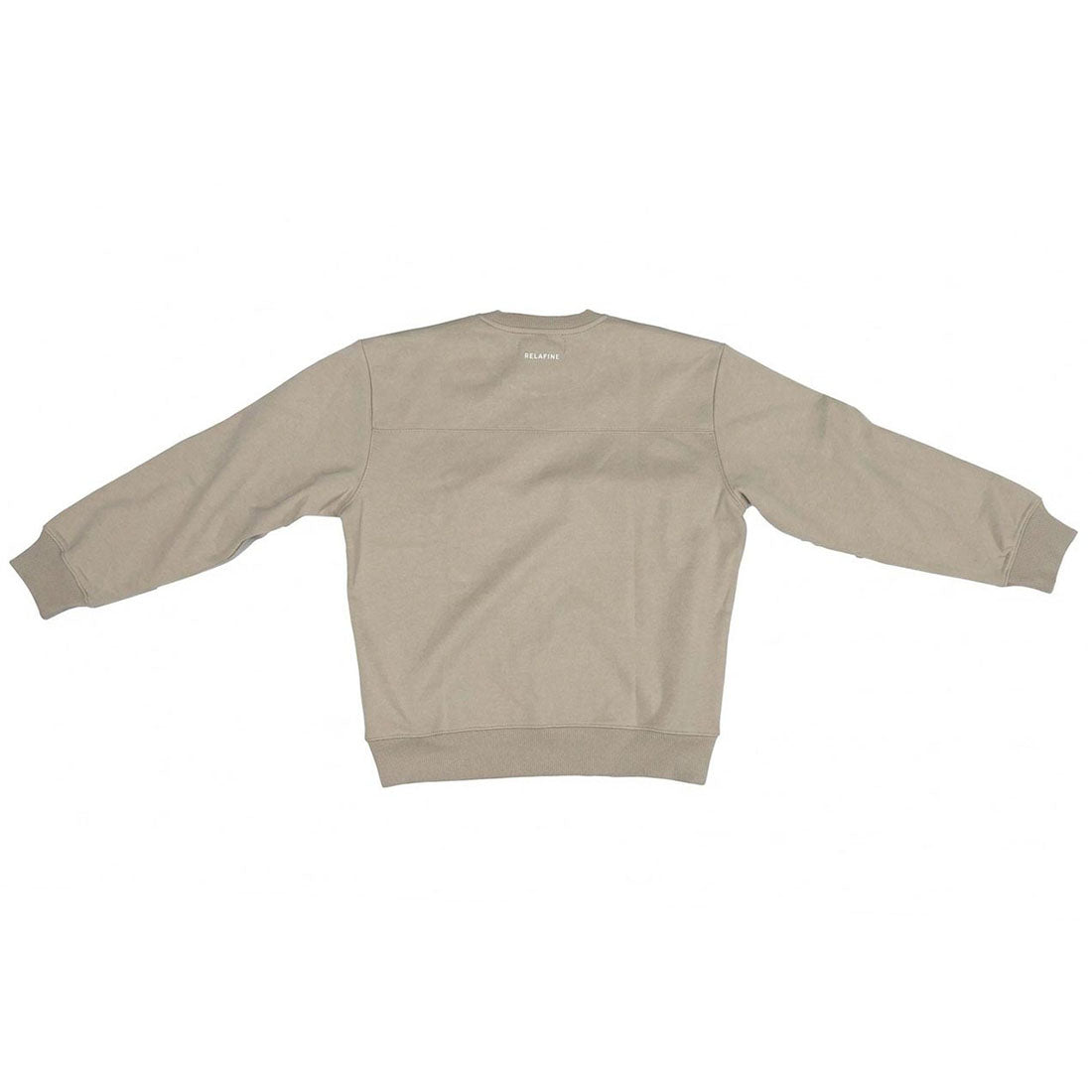 RELA FINE コンディションサポートウェア メンズ クルーネック スエットシャツ ベージュ 85466320-BEIGE
