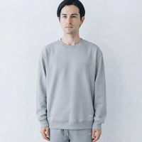 RELA FINE リラファイン コンディションサポートウェア メンズ クルーネック スエットシャツ ライトグレー 85466320-LGRAY