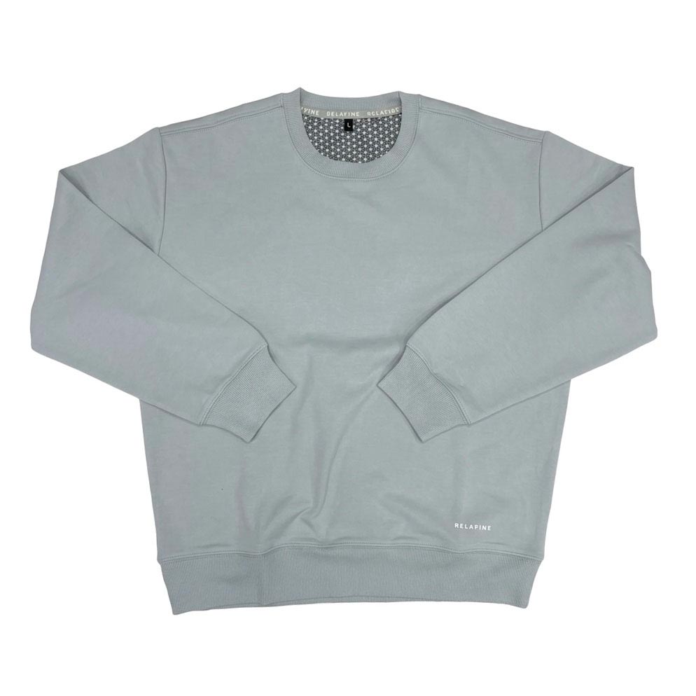 RELA FINE コンディションサポートウェア メンズ クルーネック スエットシャツ ライトグレー 85466320-LGRAY