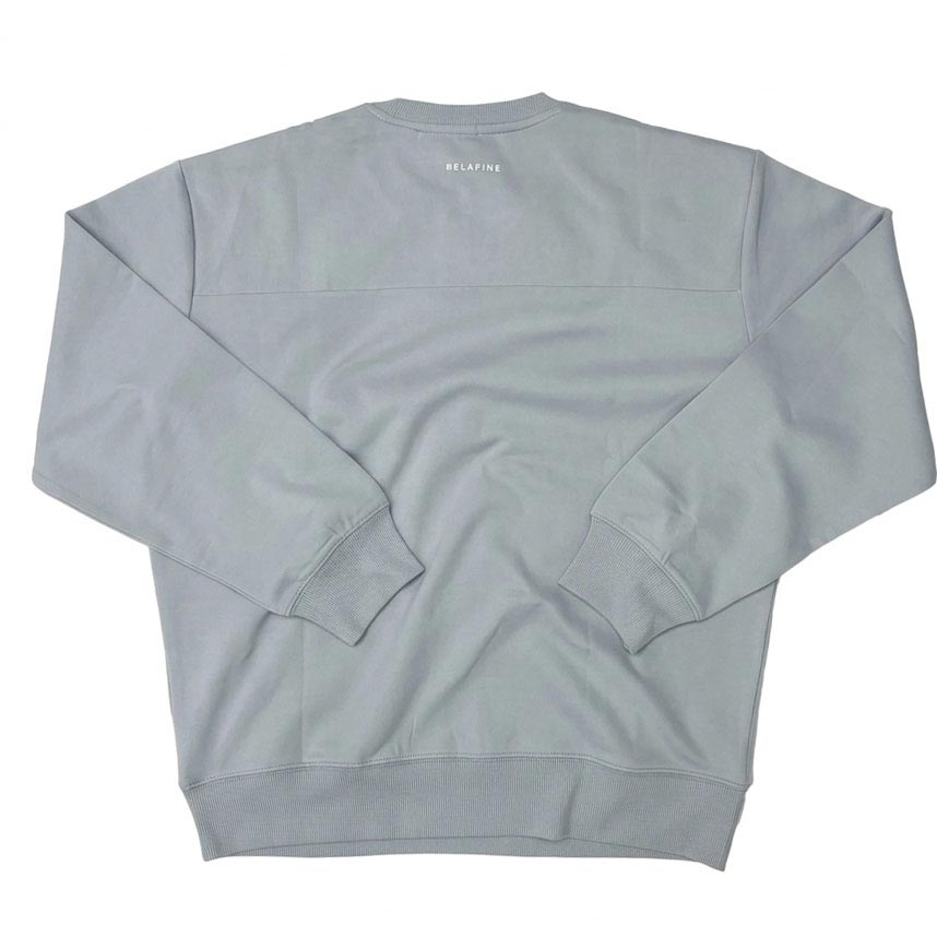 RELA FINE コンディションサポートウェア メンズ クルーネック スエットシャツ ライトグレー 85466320-LGRAY