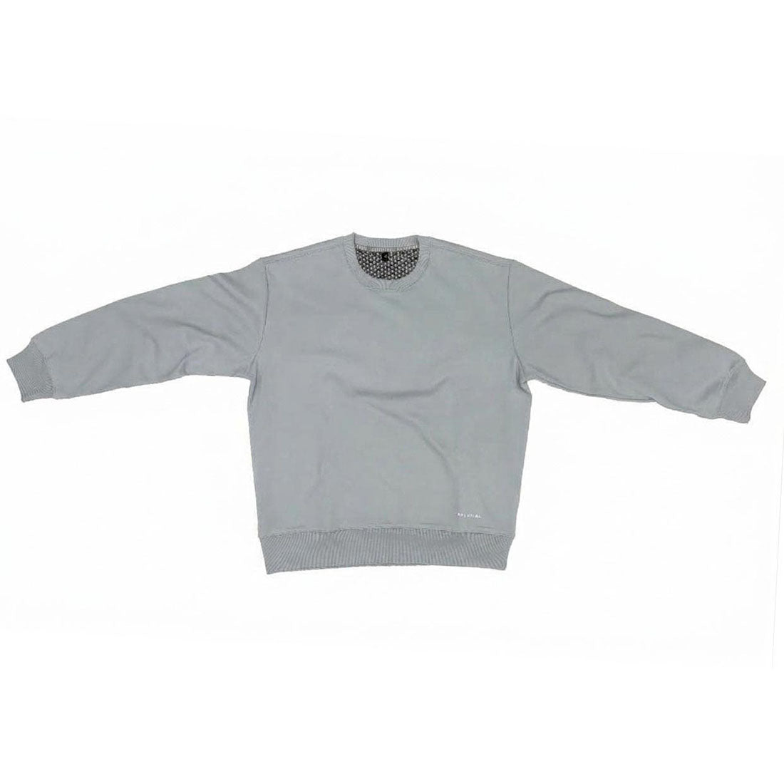 RELA FINE コンディションサポートウェア メンズ クルーネック スエットシャツ ライトグレー 85466320-LGRAY