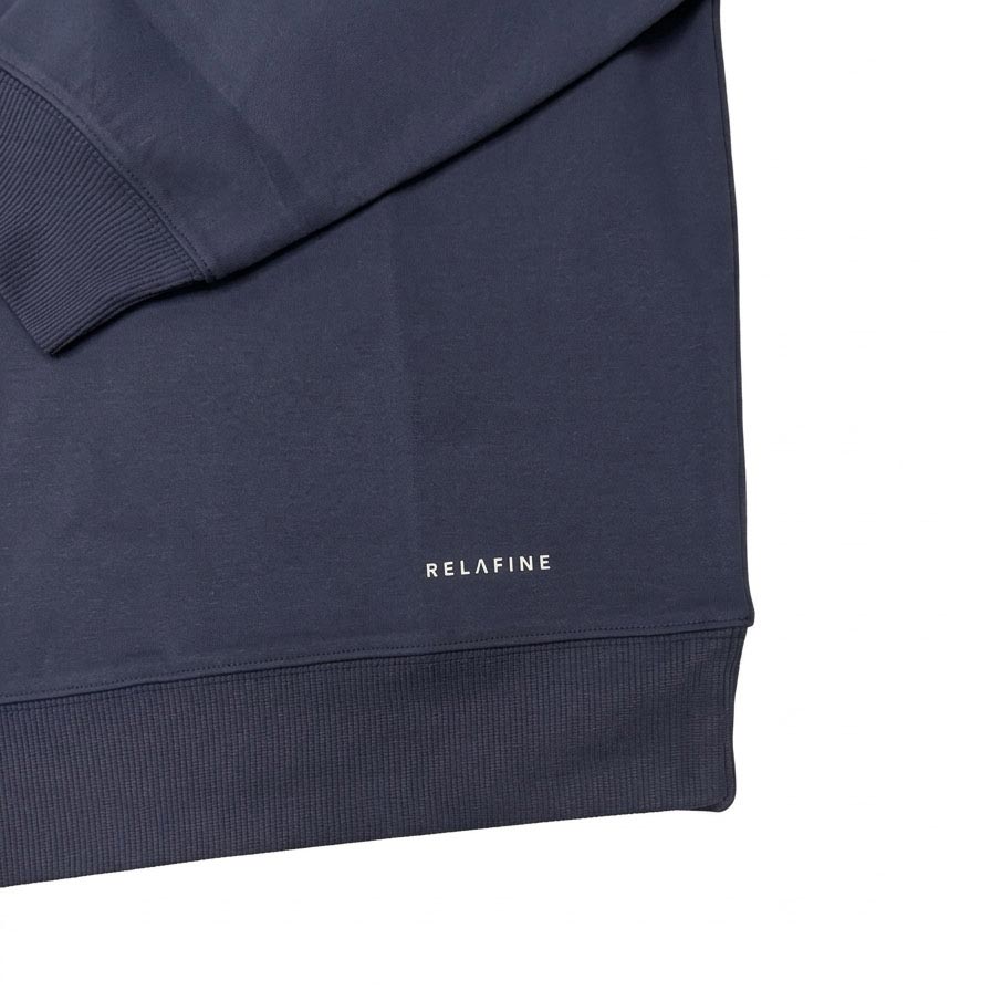 RELA FINE コンディションサポートウェア メンズ クルーネック スエットシャツ ネイビー 85466320-NAVY