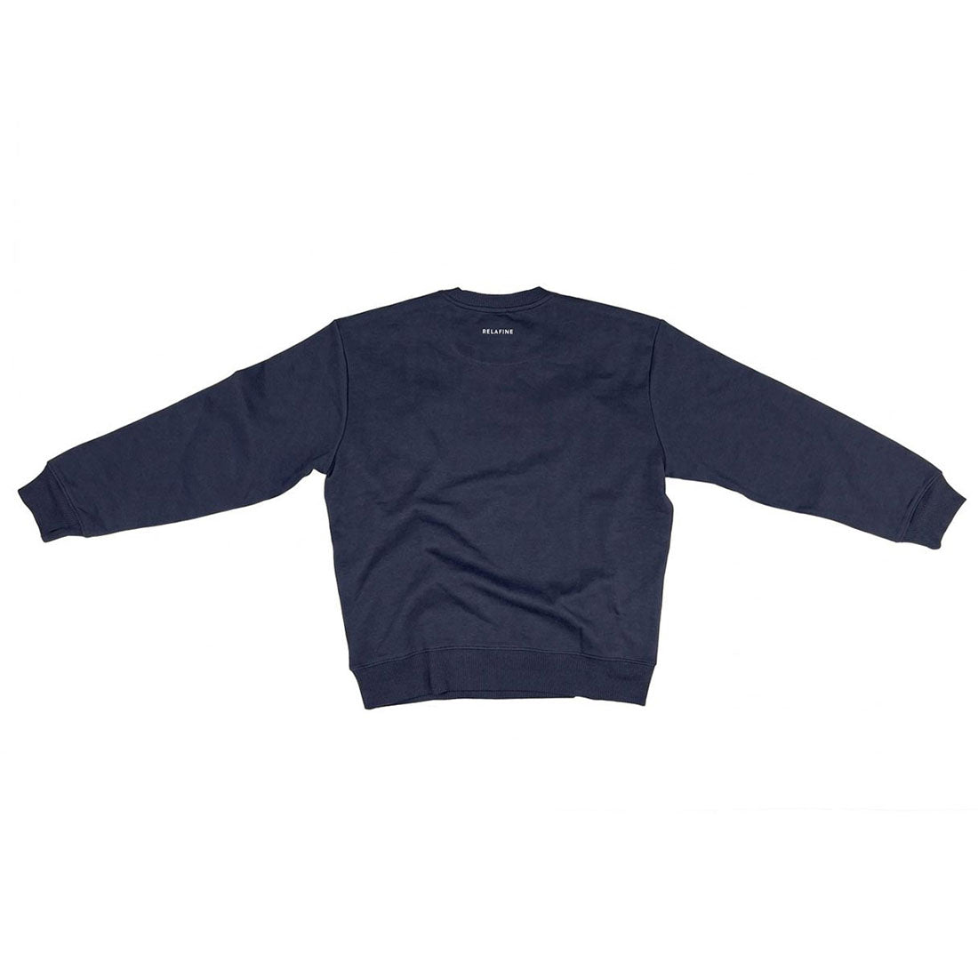 RELA FINE コンディションサポートウェア メンズ クルーネック スエットシャツ ネイビー 85466320-NAVY