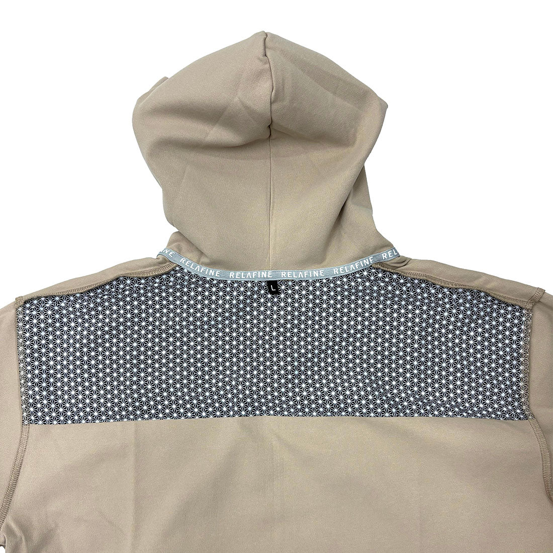 RELA FINE コンディションサポートウェア メンズ スウェット フルジップパーカー ベージュ 85466321-BEIGE