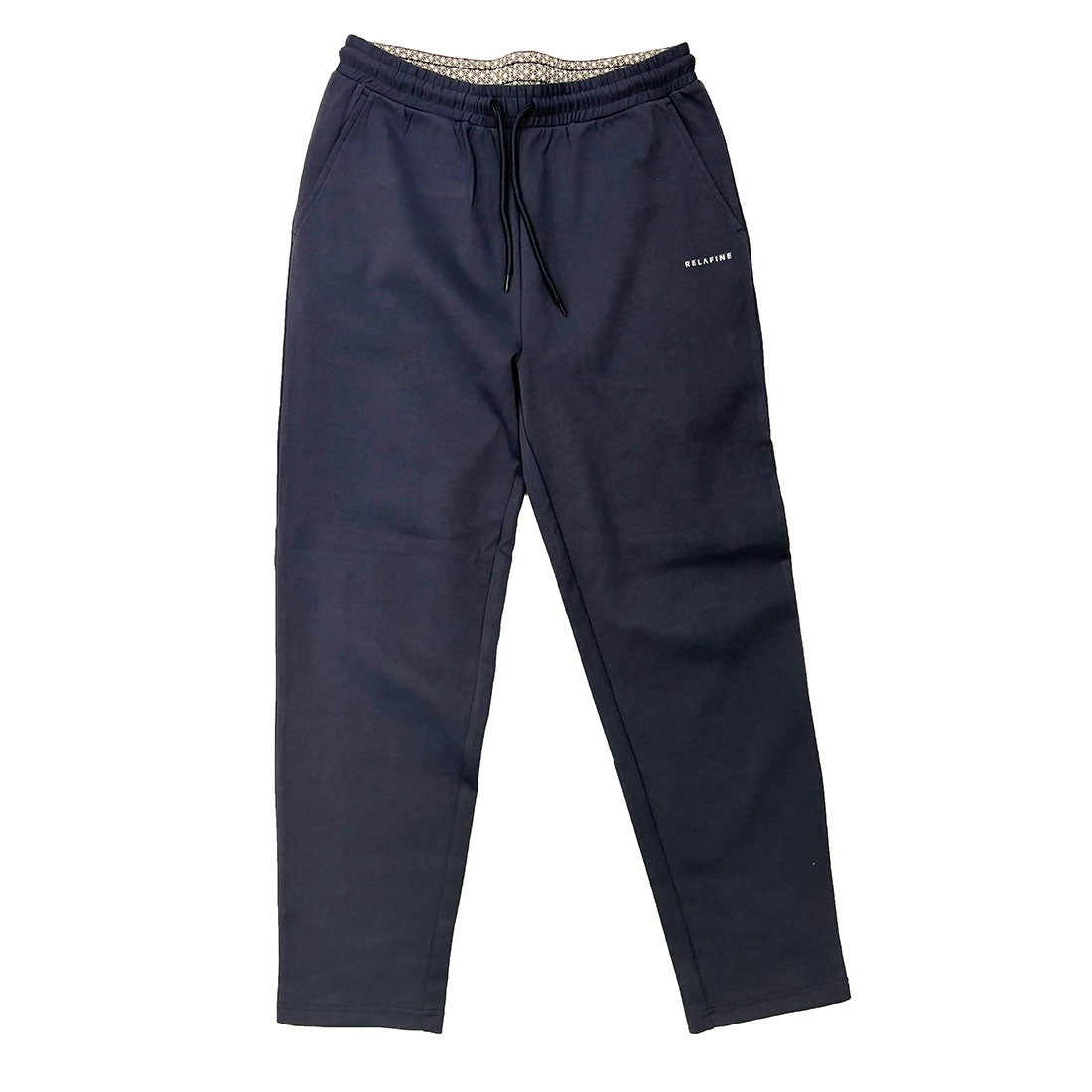 RELA FINE コンディションサポートウェア メンズ スウェット テーパードパンツ ネイビー 85466322-NAVY