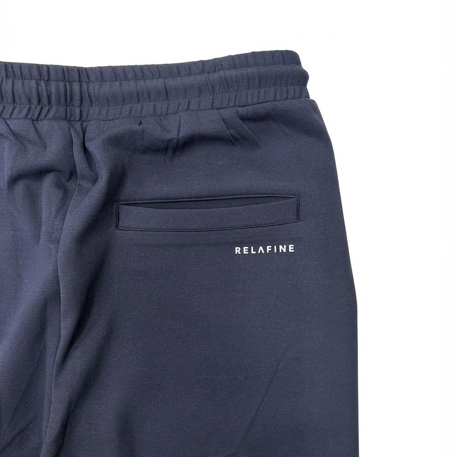 RELA FINE コンディションサポートウェア メンズ スウェット テーパードパンツ ネイビー 85466322-NAVY