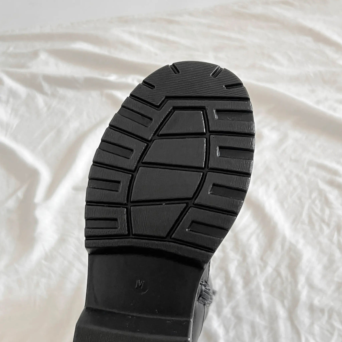 Shoes in Closet 軽量 厚底 2段ソール プレーン ロングブーツ 2698 ブラック SIC-2698_BLK/PU