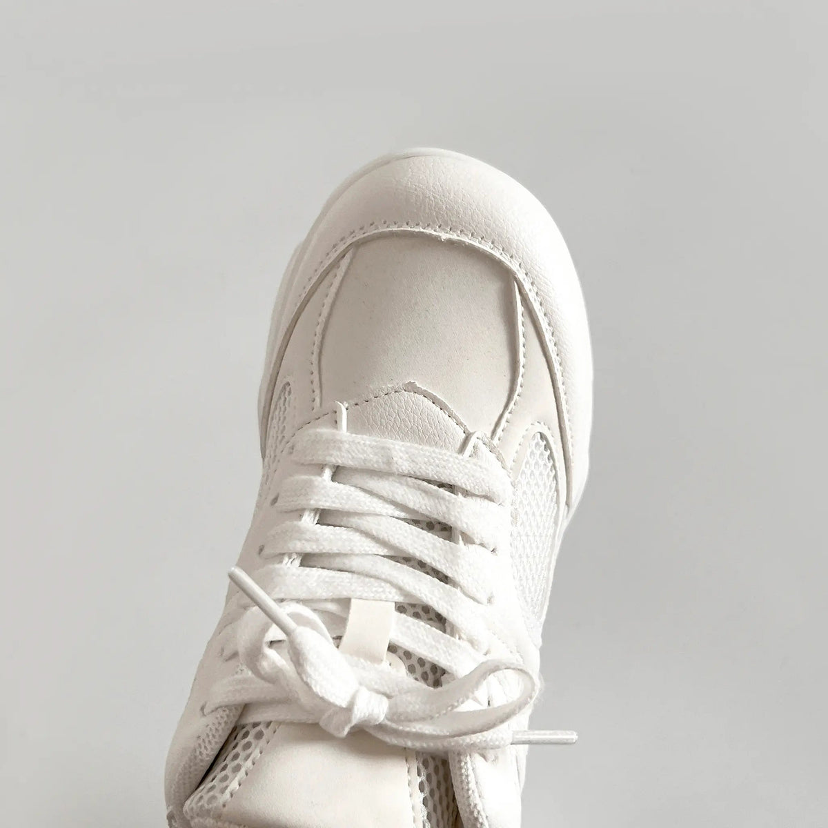 Shoes in Closet +10.5cm 厚底 ハイソール ラメMIX ボリューム スニーカー 536 ホワイト SIC-536_WHT