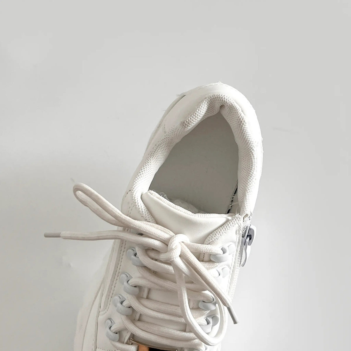 Shoes in Closet +10.5cm 厚底 ボリューム デザイン ハイソール ミッドカット スニーカー 539 ブラック SIC-539_BLK