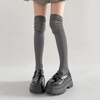 Shoes in Closet +8.5cm 厚底トリプルソール ボリューム コインローファー 6318 ブラック/エナメル SIC-6318_BLK/E