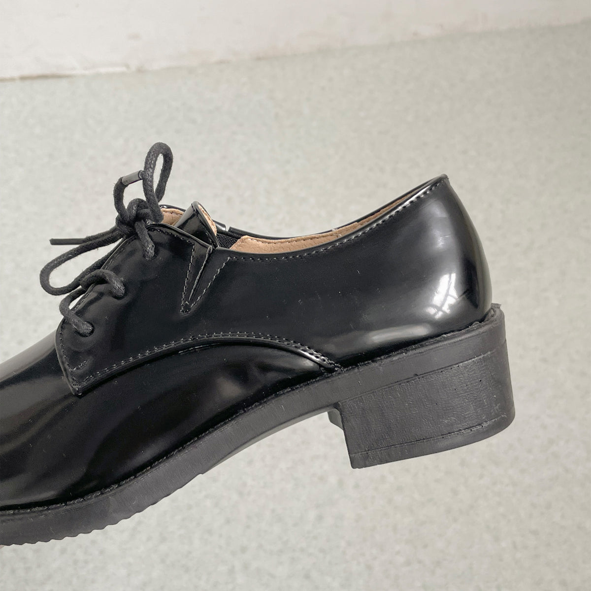 【SALE】 Shoes in Closet 超軽量 マニッシュ オックスフォード シューズ 7633 ブラック SIC-7633_BLK/PU