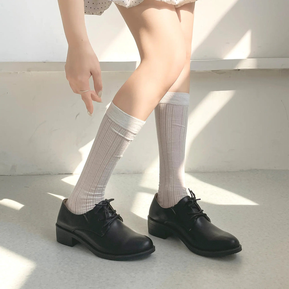 Shoes in Closet 超軽量 マニッシュ オックスフォード シューズ 7633 ブラック SIC-7633_BLK/PU