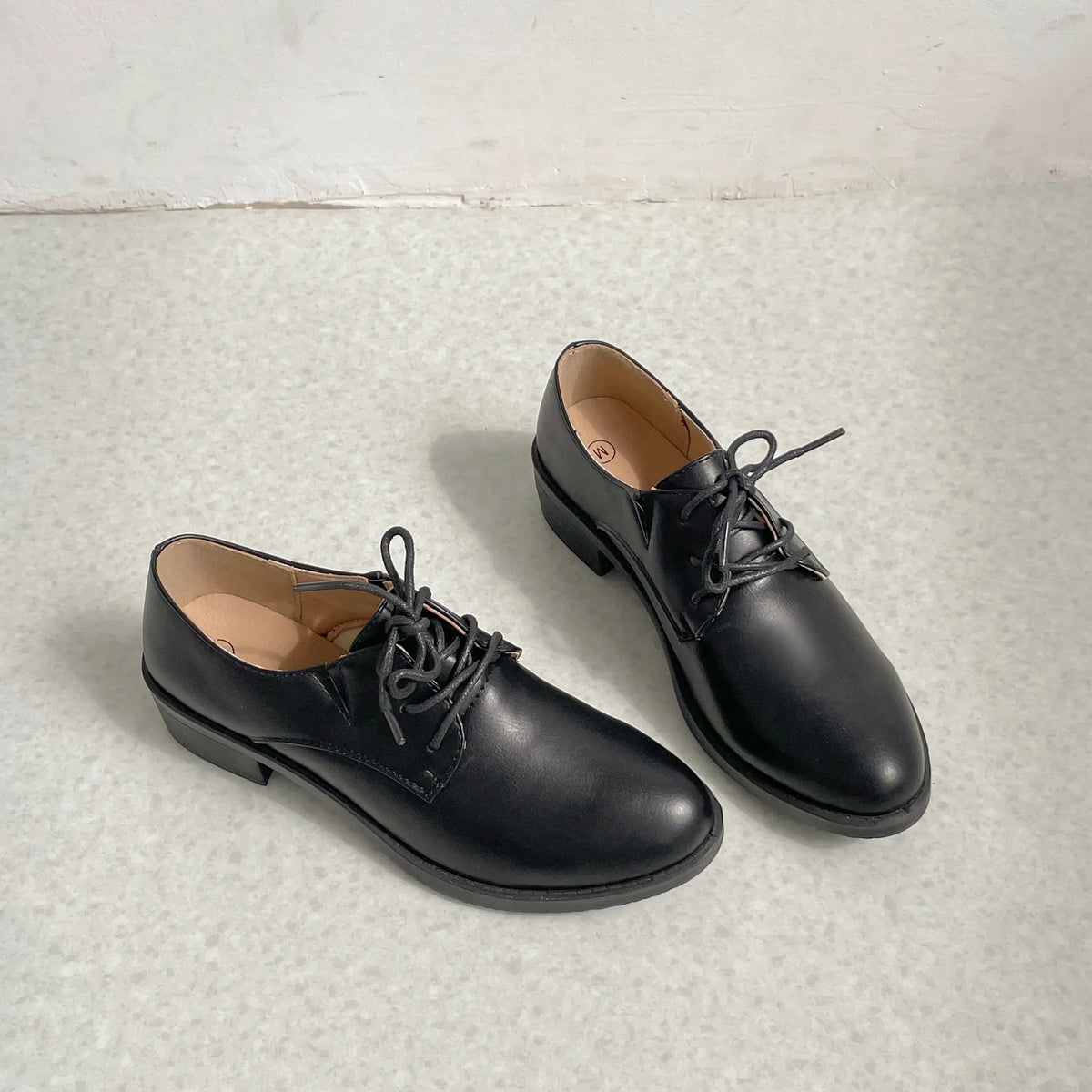 Shoes in Closet 超軽量 マニッシュ オックスフォード シューズ 7633 ブラック SIC-7633_BLK/PU