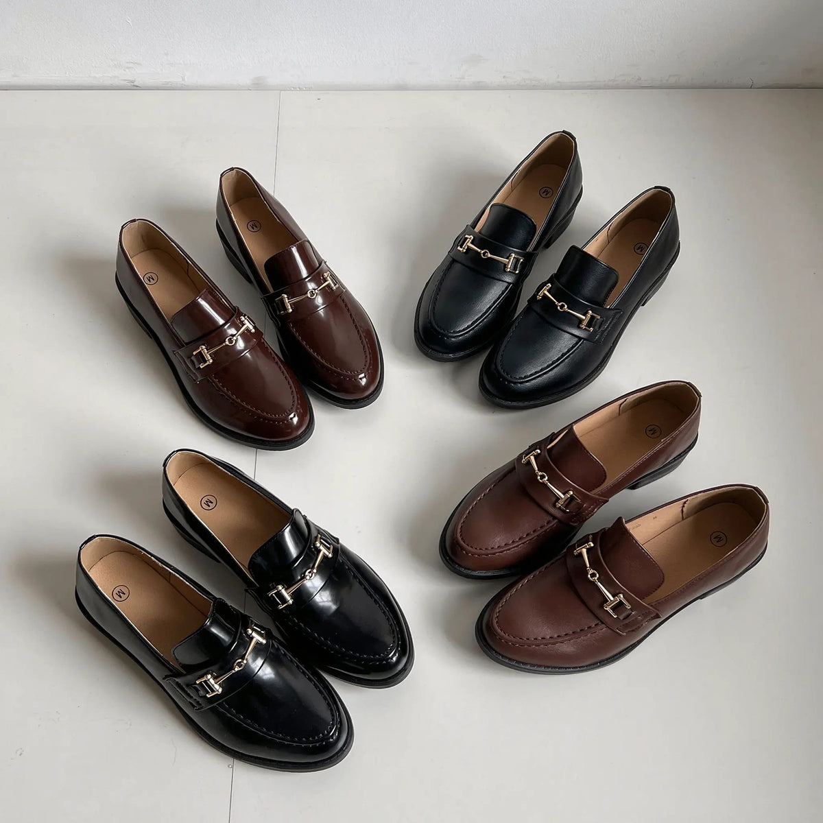 Shoes in Closet 超軽量 マニッシュ ビット ローファー 7636/6436 ダークブラウン SIC-7636_D.BR/PU-A