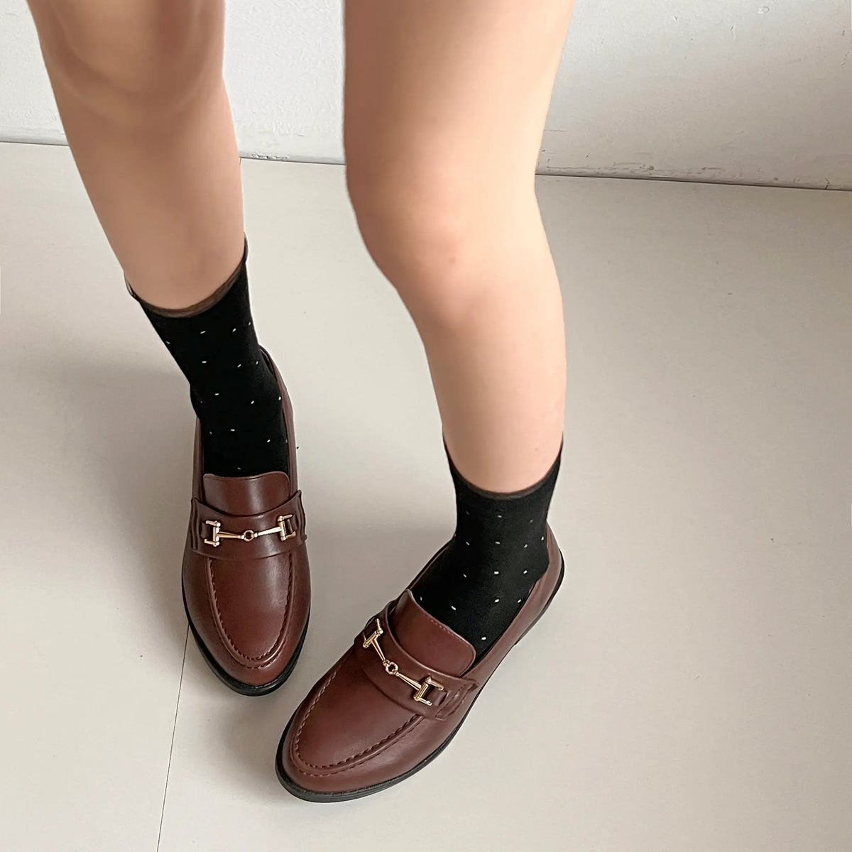 Shoes in Closet 超軽量 マニッシュ ビット ローファー 7636/6436 ダークブラウン SIC-7636_D.BR/PU-A