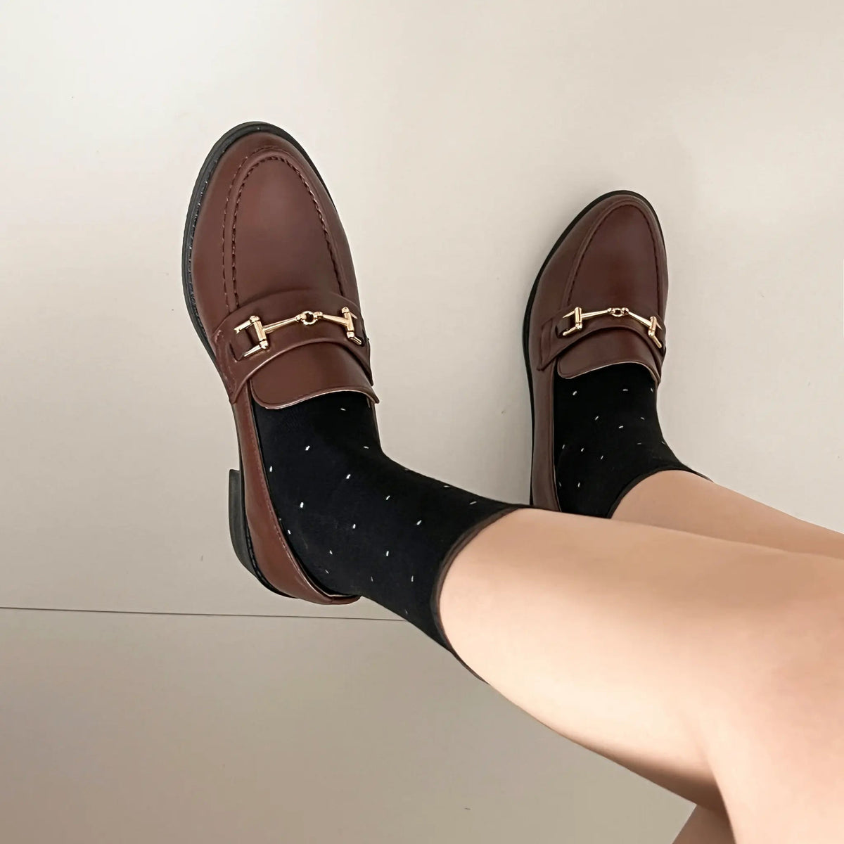 Shoes in Closet 超軽量 マニッシュ ビット ローファー 7636/6436 ダークブラウン SIC-7636_D.BR/PU-A
