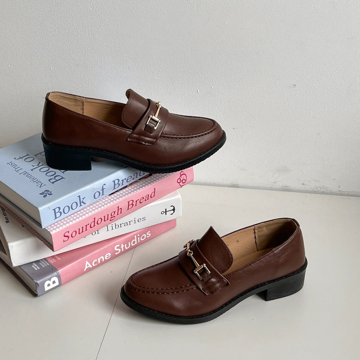 Shoes in Closet 超軽量 マニッシュ ビット ローファー 7636/6436 ダークブラウン SIC-7636_D.BR/PU-A